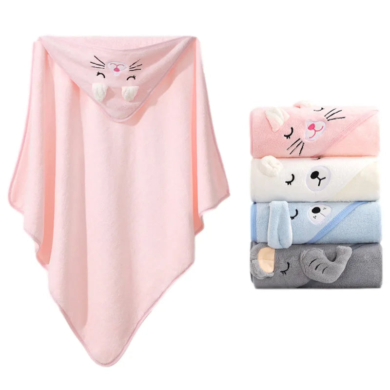 Animal Baby Bath Towels Soft