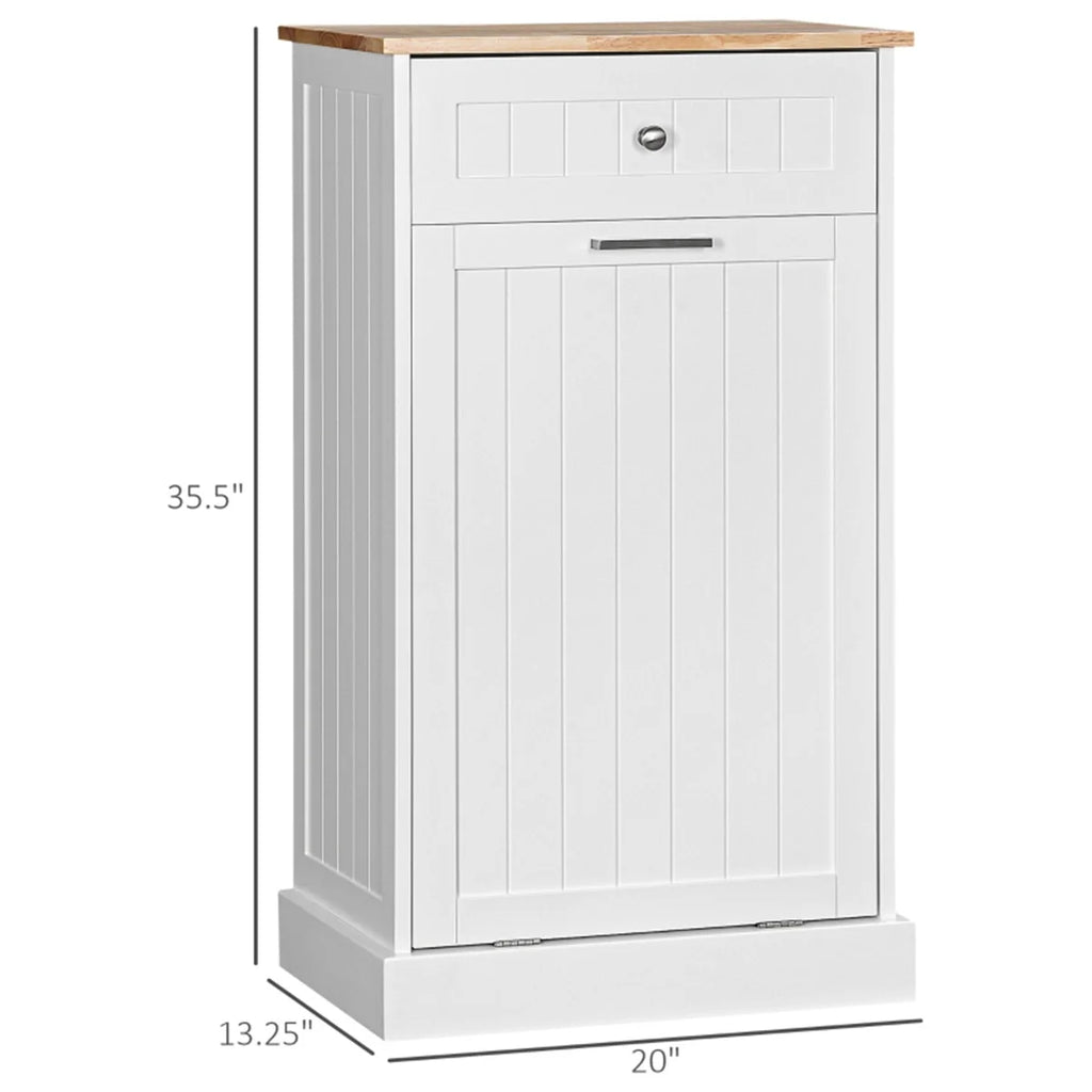 Tilt-Out Trash Can Cabinet Freestanding