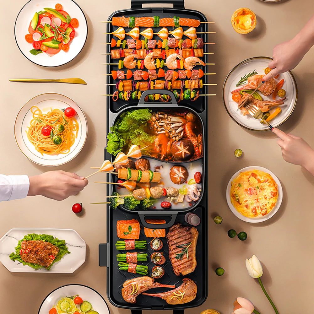 A Hot Pot Both Grilling/Hotpot
