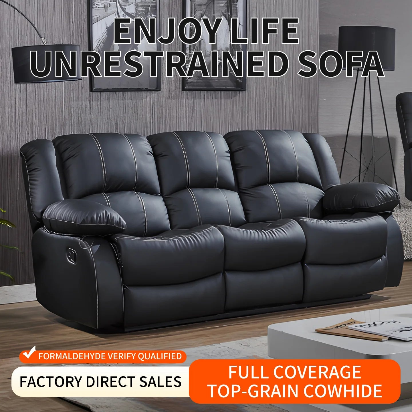 Power Loveseat Recliner Sofa Theater