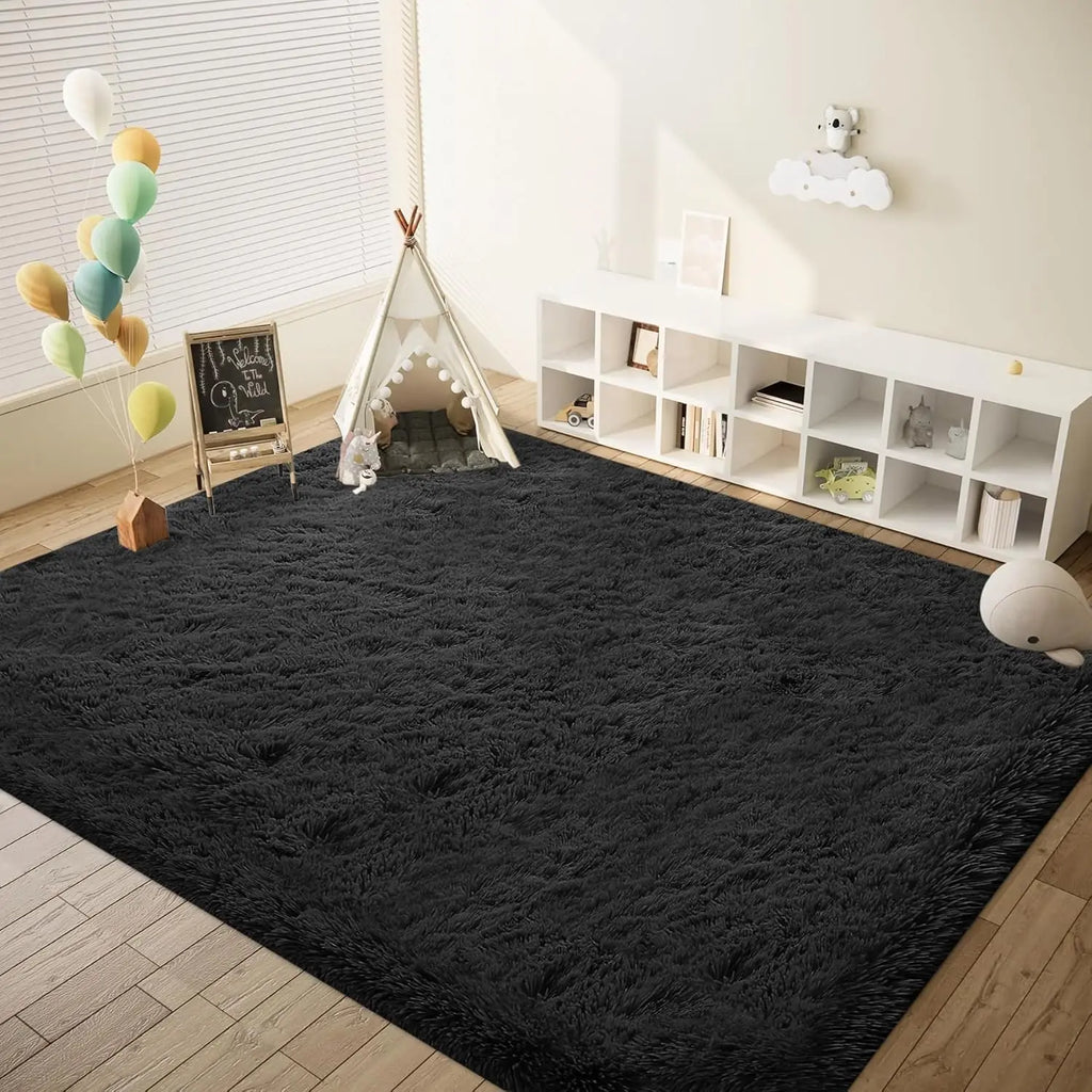 8x10 Washable Soft Fluffy Fuzzy Shag