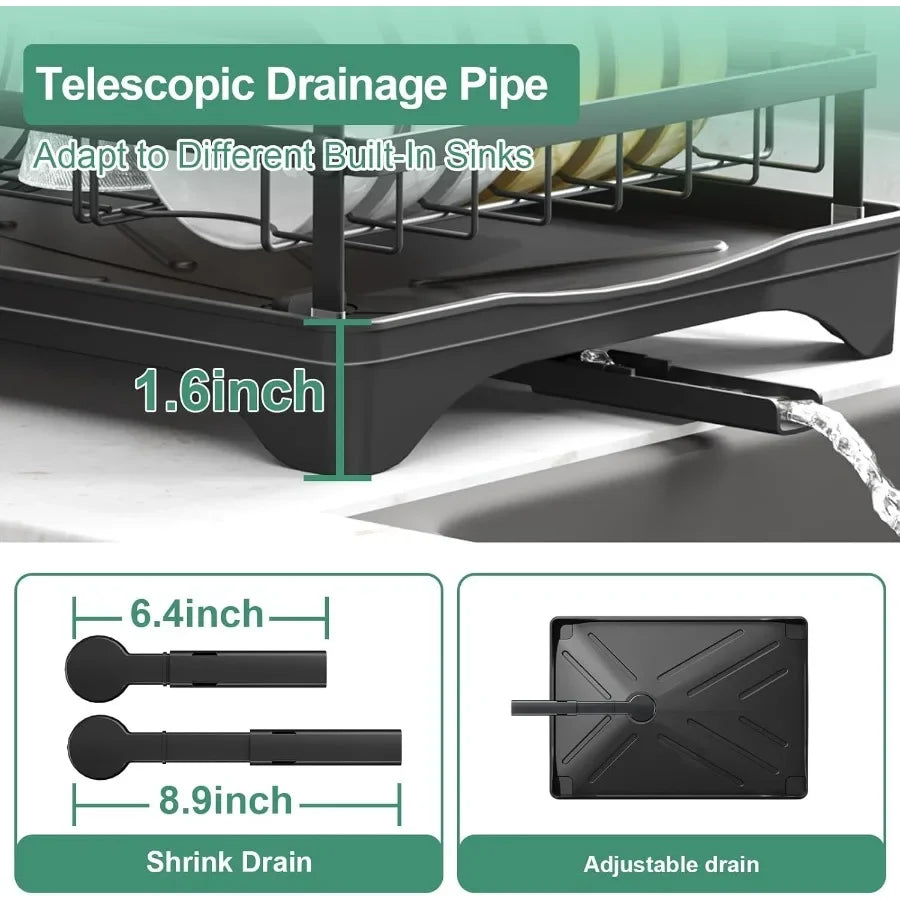 Dish Rack for Counter Large
