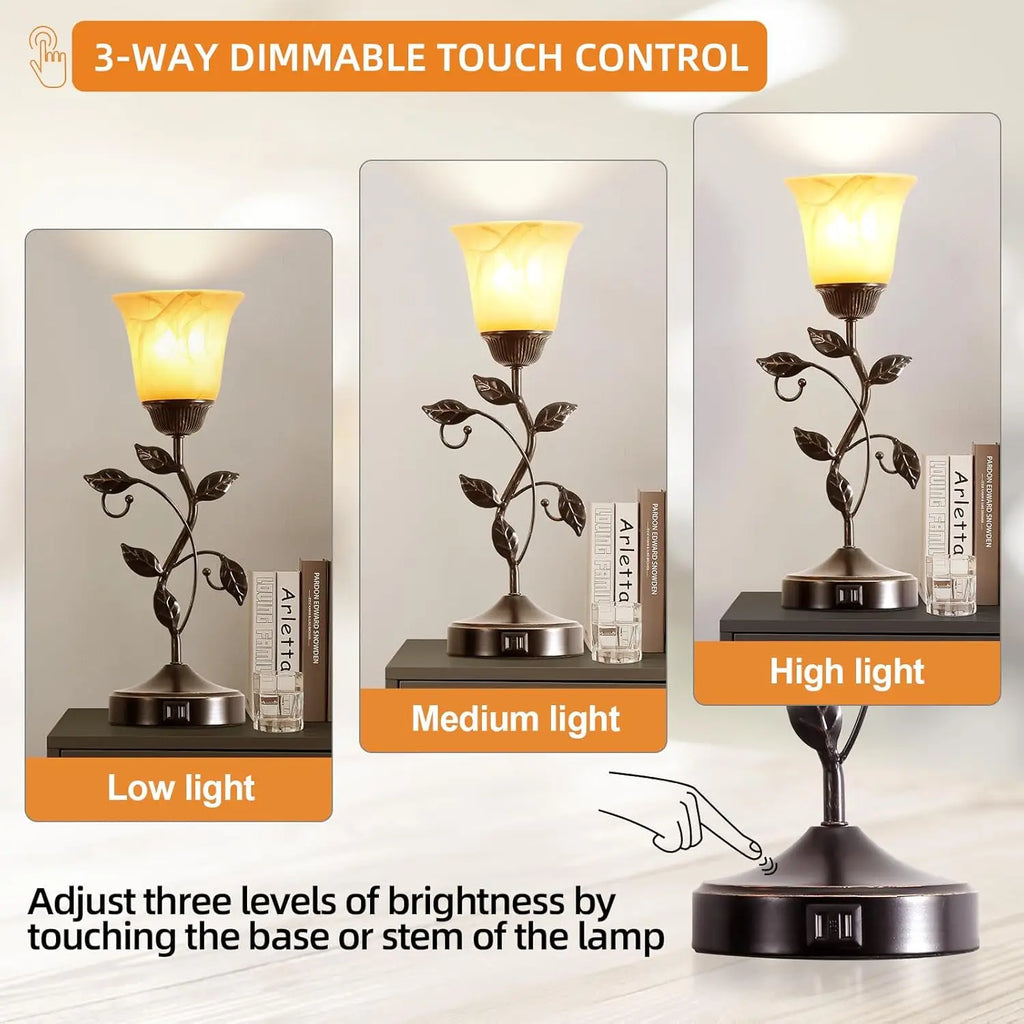 Vintage Bronze Touch Control Lamp