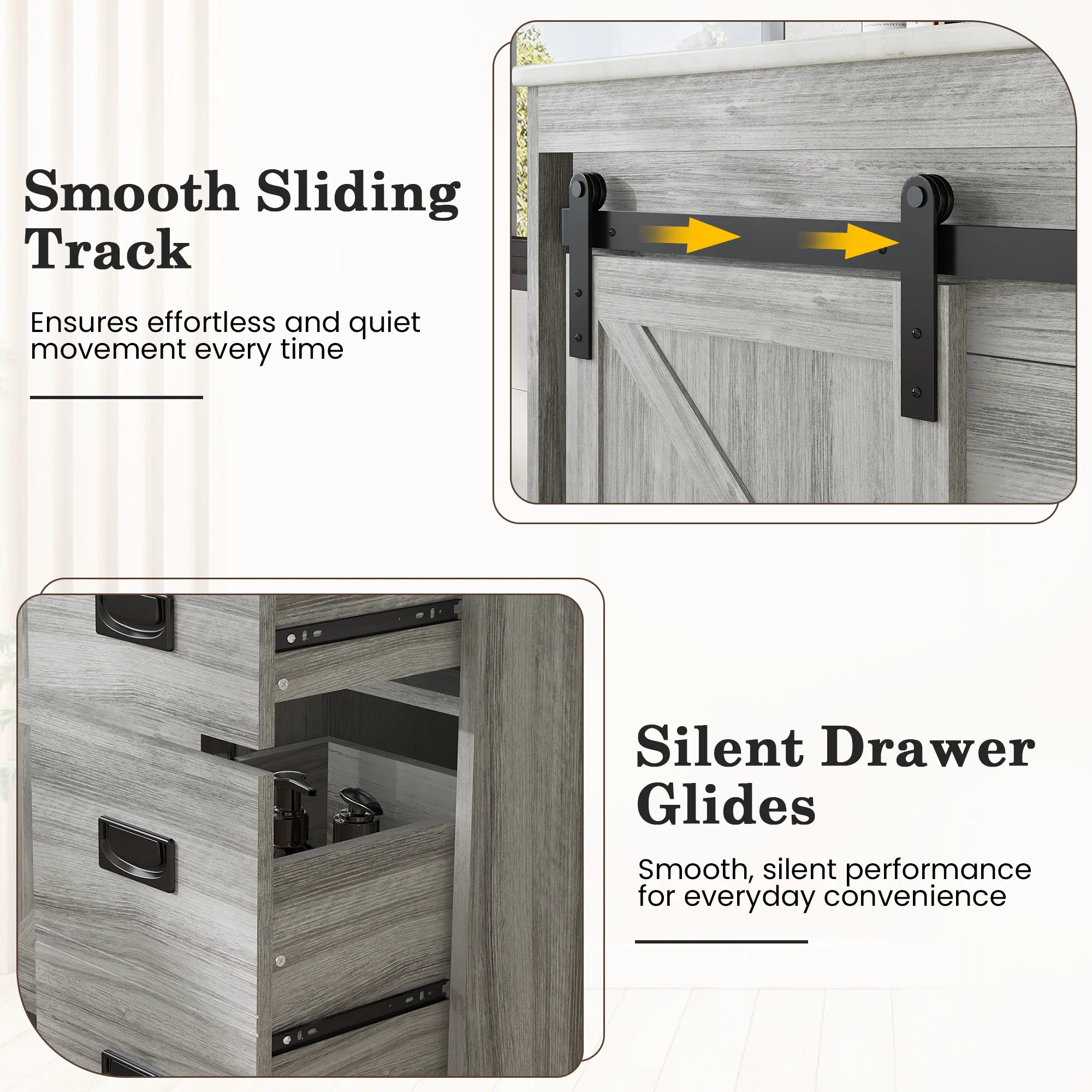 30" Farmhouse Single Bathroom Vanity