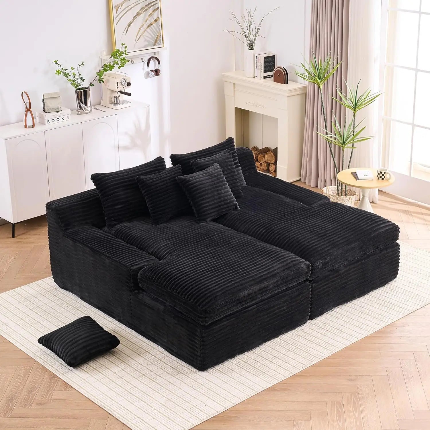79.52" Boneless Oversized Double Chaise