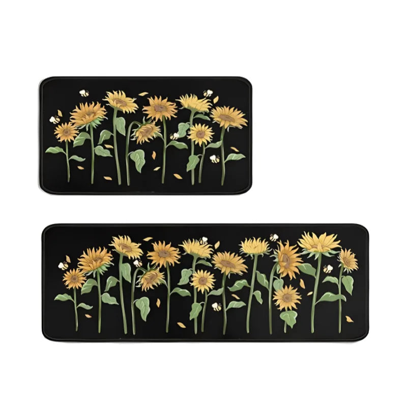 Playful Sunflower Print Kitchen