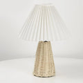 Bedside Night Lamp w/Rattan