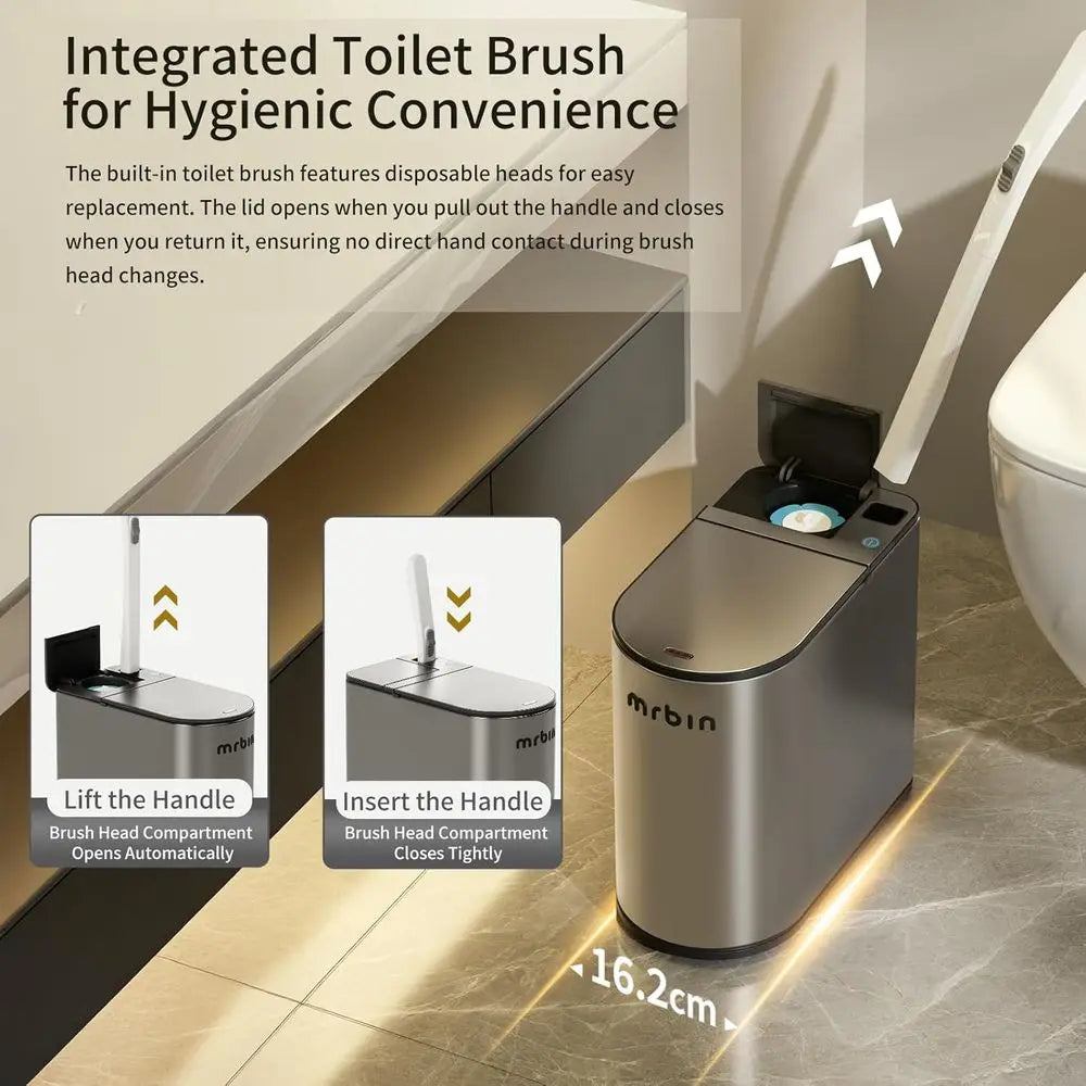 1.8 Gal Motion Sensor Can Brush Holder Set