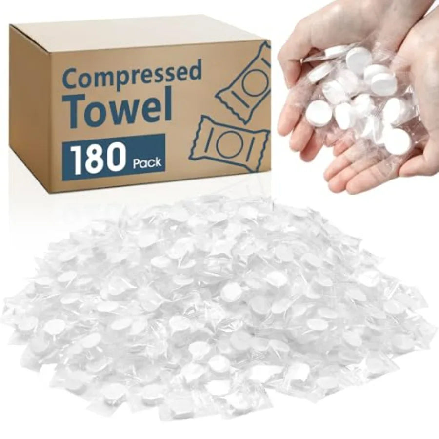 180 PCS Compressed Towel Mini Disposal