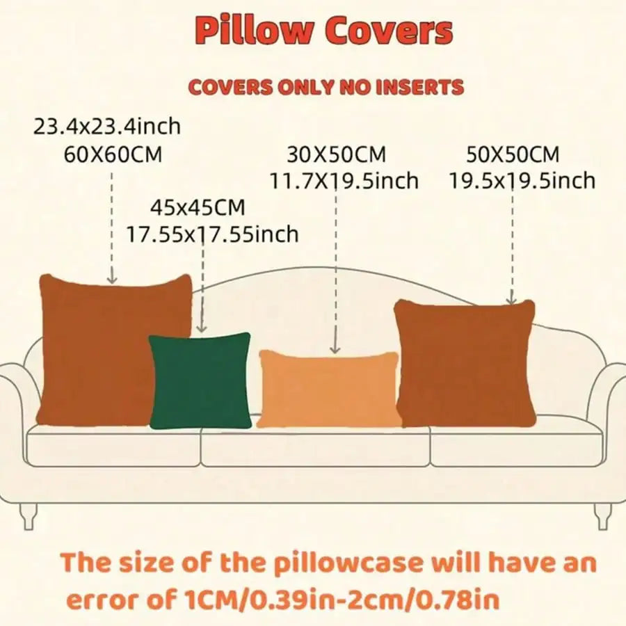 1/2 Cheetah Pillow Cover