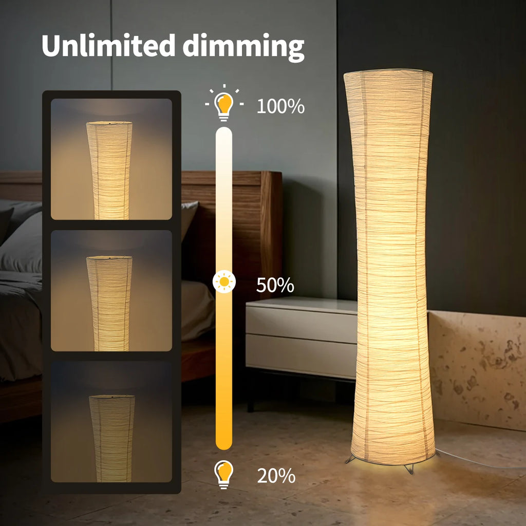LED Paper & Chrome lamp