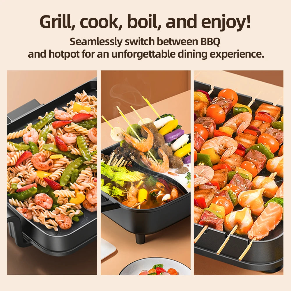 A Hot Pot Both Grilling/Hotpot