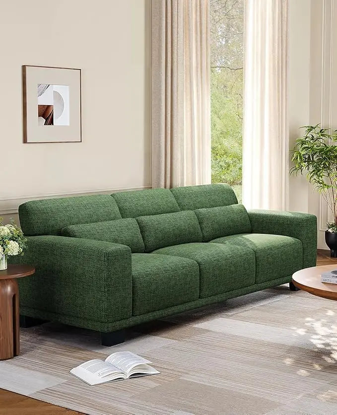 89" Sofa 3-Seater Modern Deep Seats