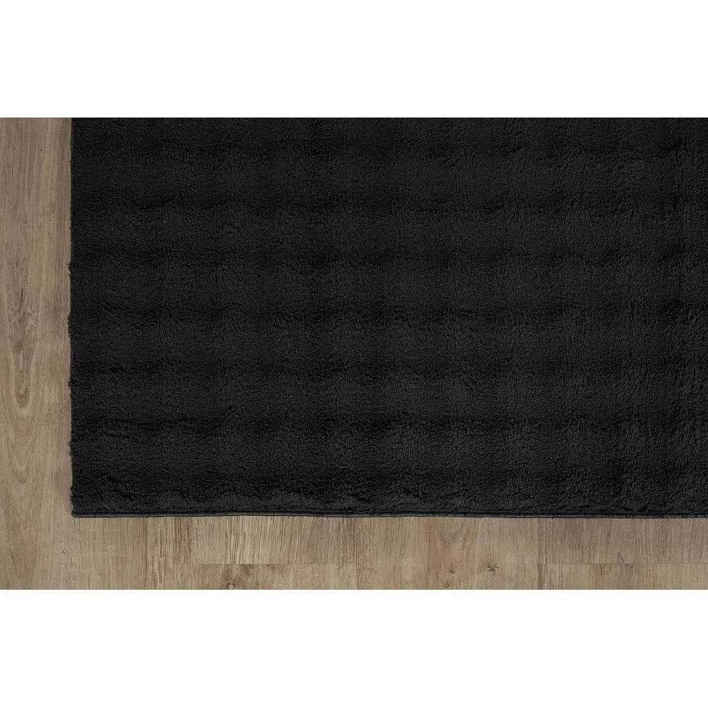 8x10 Ultra Soft Black High Pile