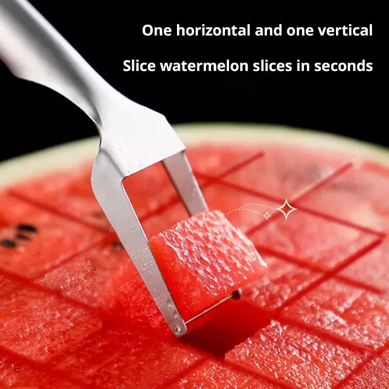 Multi-purpose Portable 2In1 Watermelon Fork