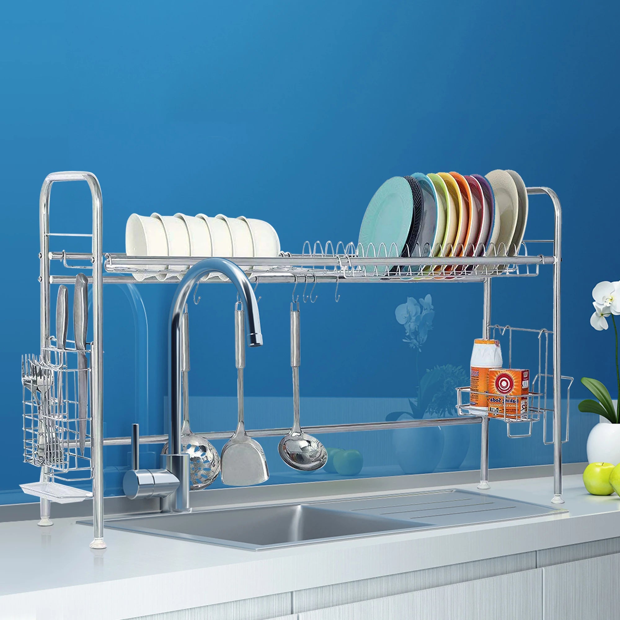 2Tier Dish Rack Stainless Steel