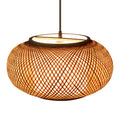 Hand Woven Antique Bamboo Chandelier