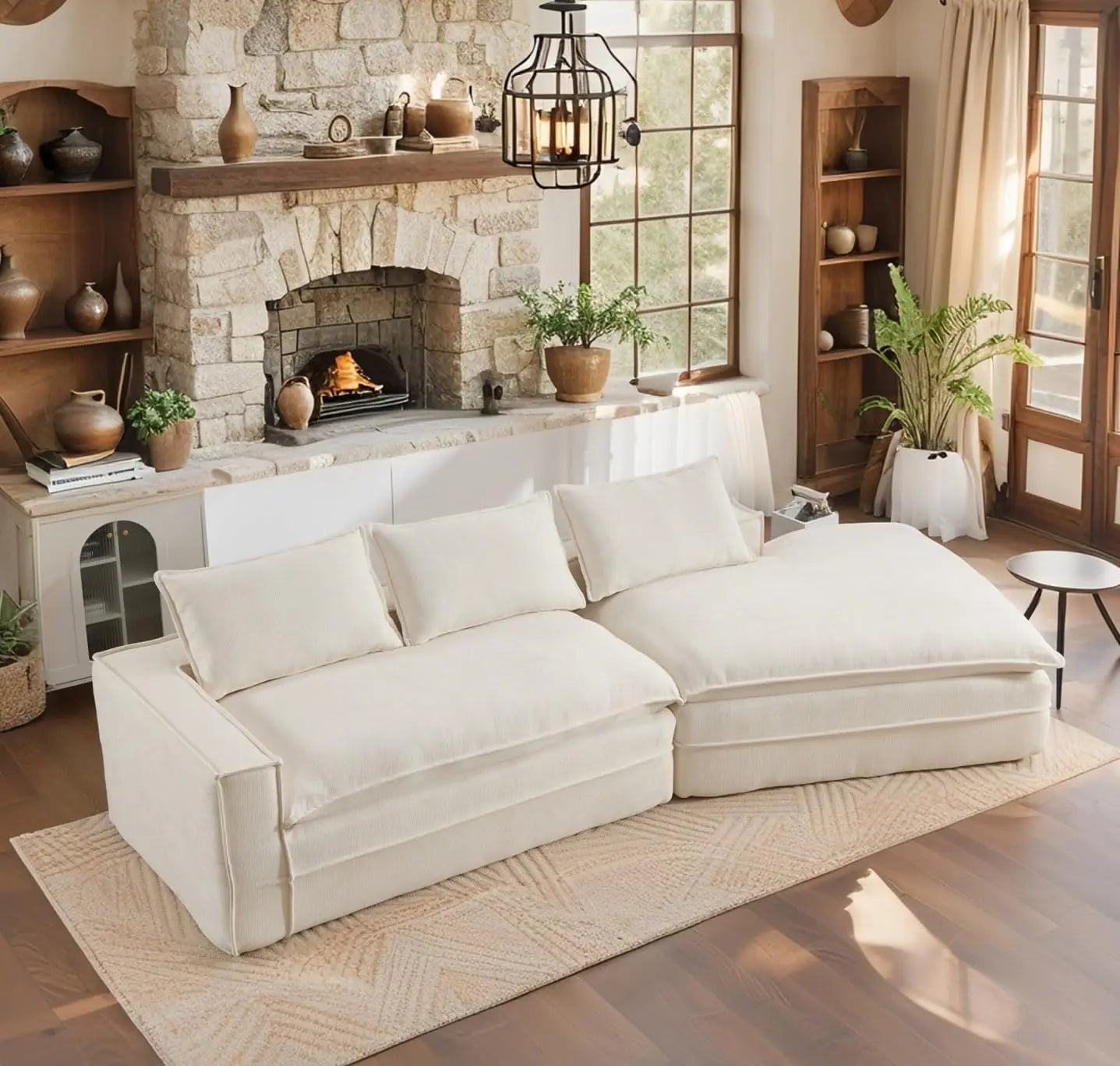Oversized Deep Seat Cloud Couch