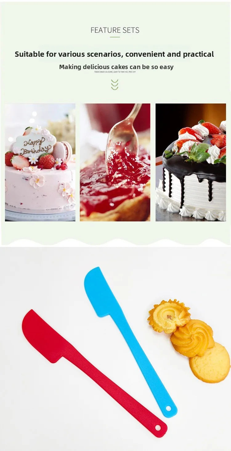 3pcs Silicone Jar Spatula