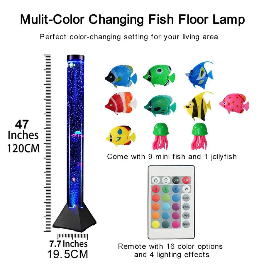 LED Bubble Tube Fish Aquarium Lamp