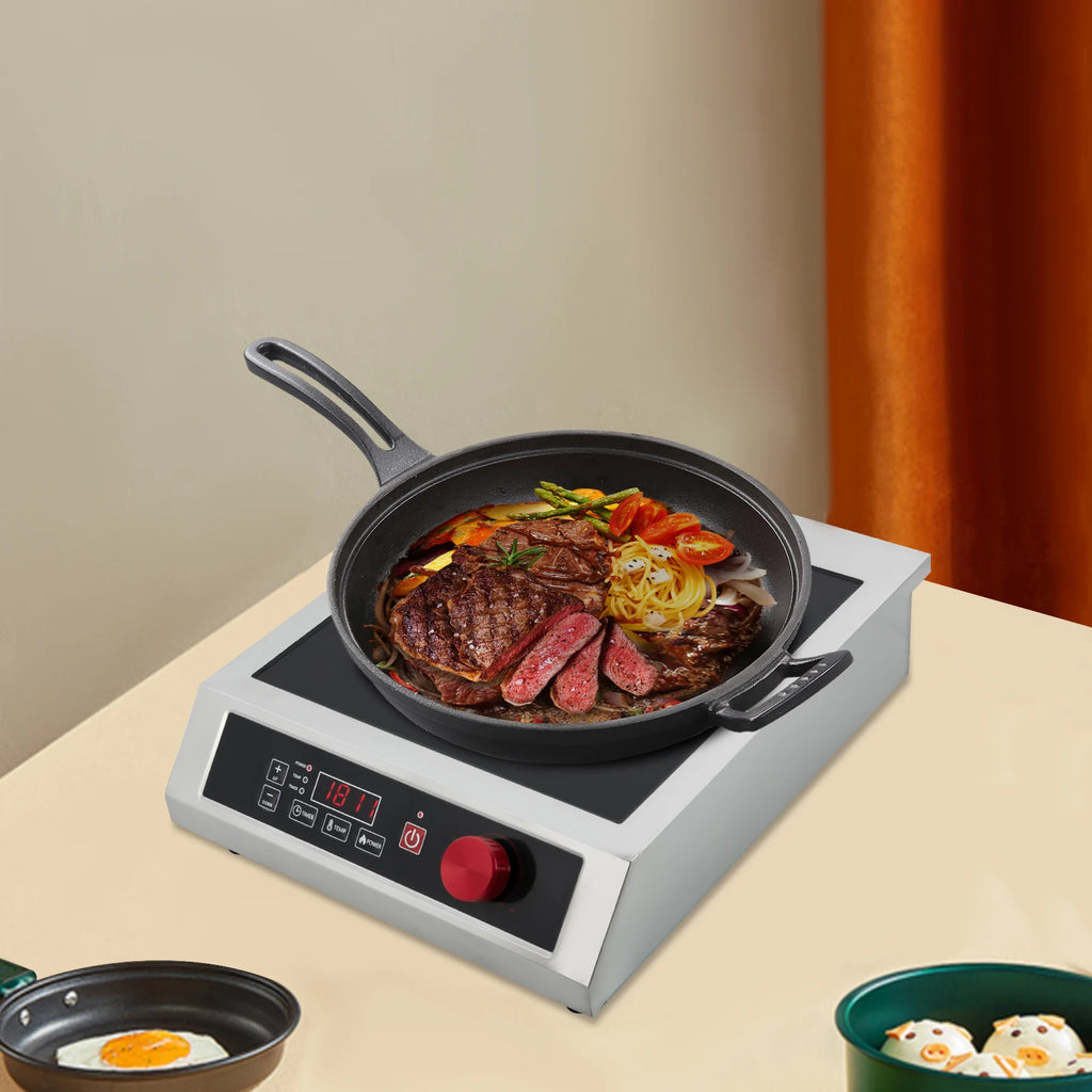 3500W Stainless Tabletop Induction Cooktop,110V