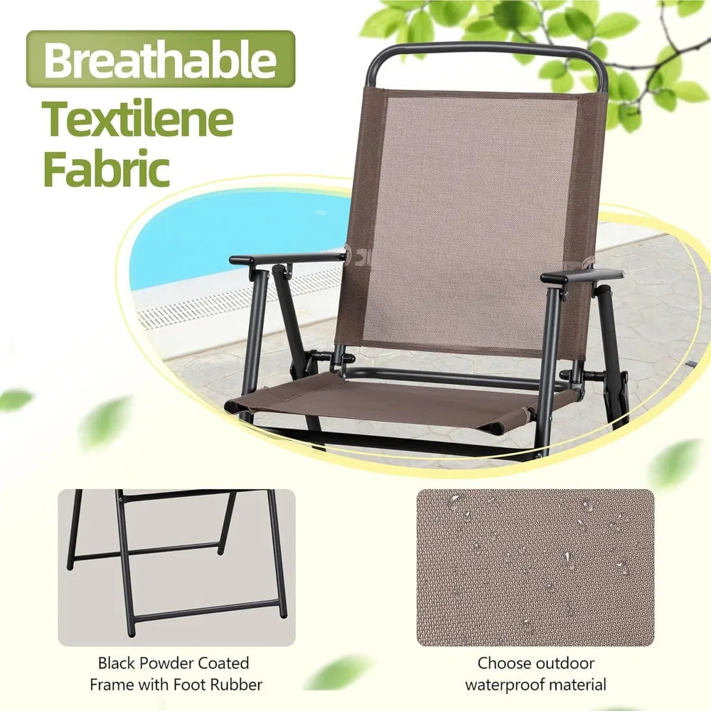 6-Piece Folding Patio Set All-Weather