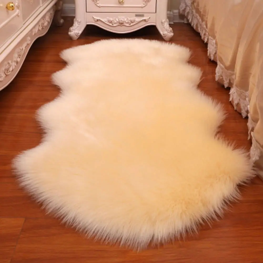 22x20 Washable Fluffy Sheepskin Rug
