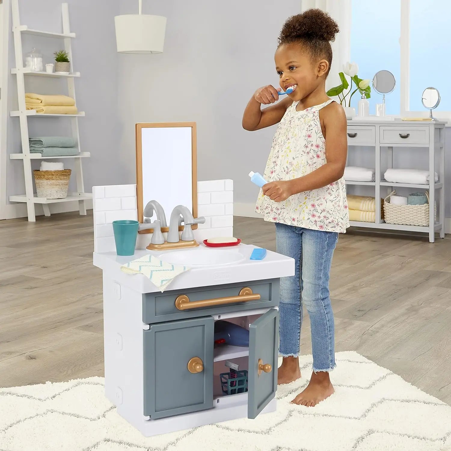 Kids Pretend Play Bathroom Sink Ages 2+