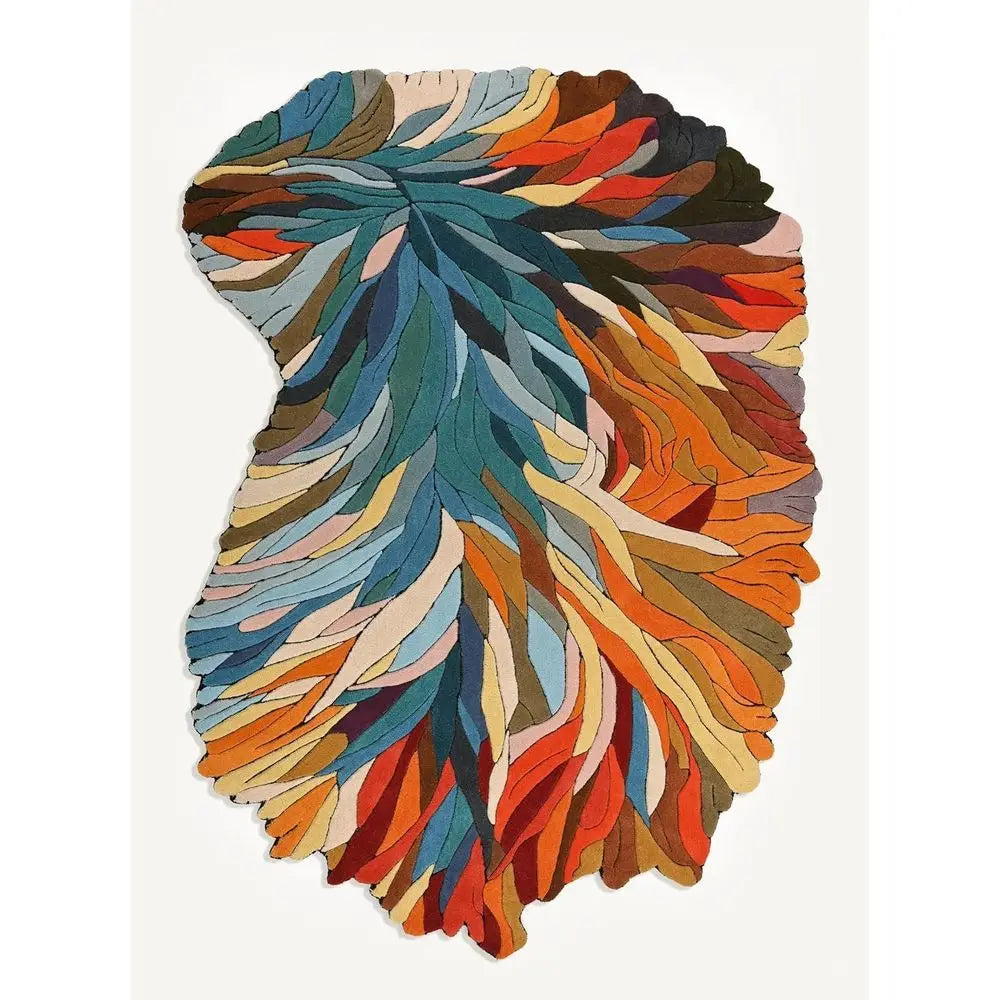 5x8 Handmade Irregular Shape Wool