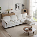 129'' Reversible Sectional L-Shaped Sofa