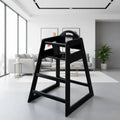 Restaurant-Style Wooden High Chair