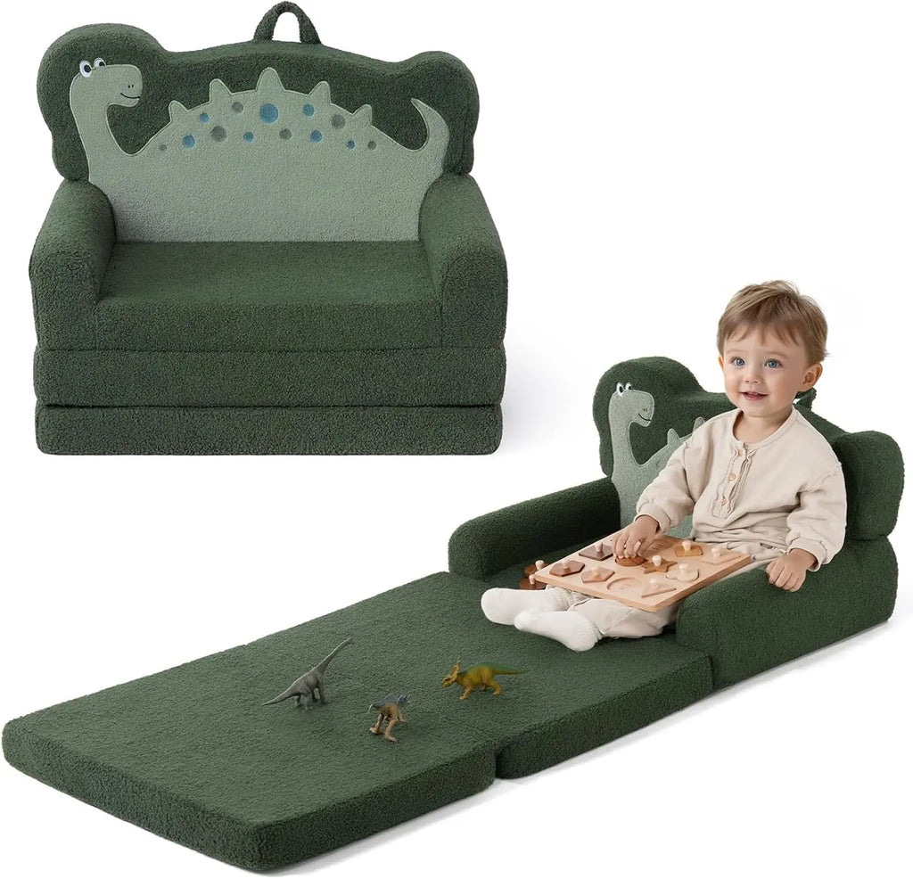 2-in-1 Soft Toddler Couch or Lounger