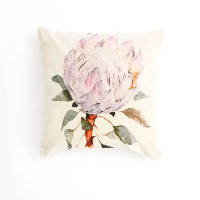 Cotton Velvet Printed Cushion 18x18