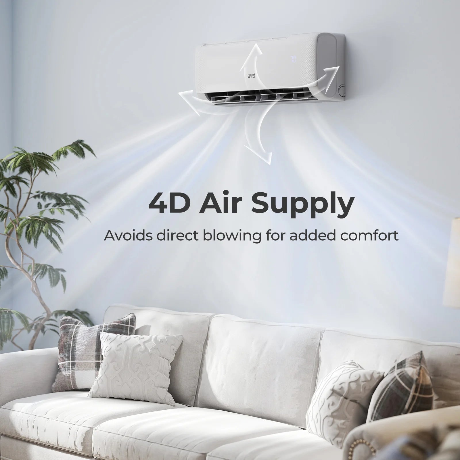 12000BTU Wifi AC 22 SEER2115V Inverter Air Conditioner