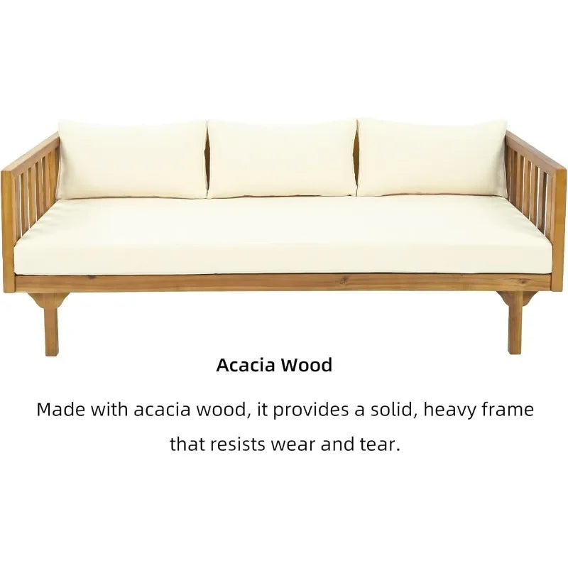 3- Seater Daybed Acacia Wood