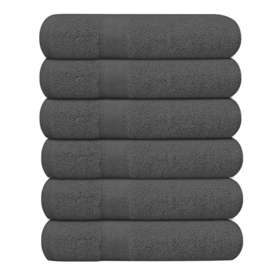 6 Pack Bath Towels Set 27 x 54