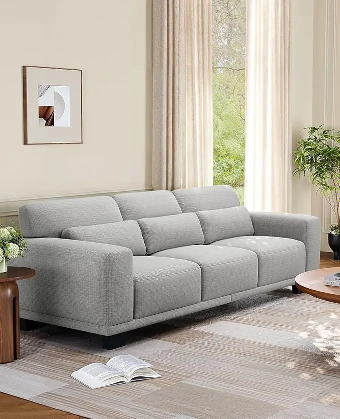 89" Sofa 3-Seater Modern Deep Seats