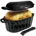 Oven Enameled Cast Iron Bread Pan W/Lid