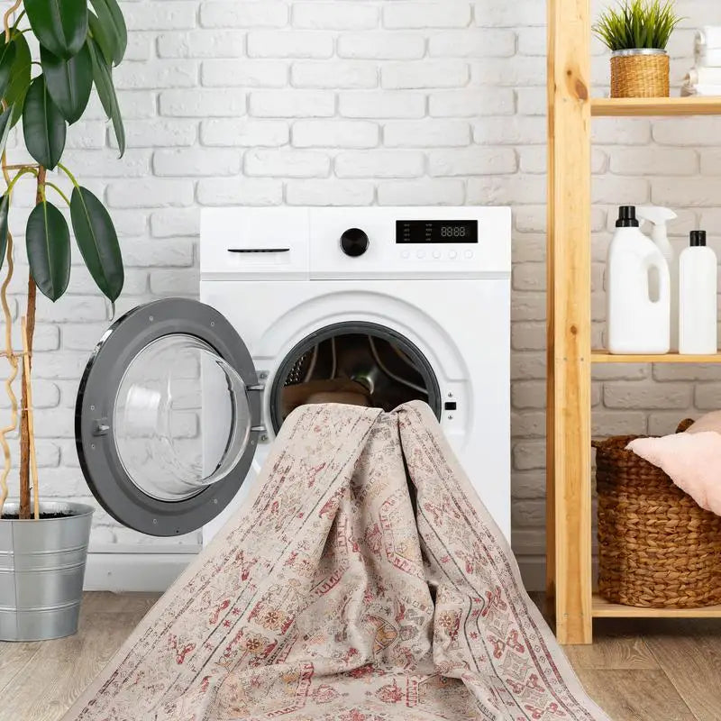 3x5 Washable Low-Pile Kid & Pet Friendly