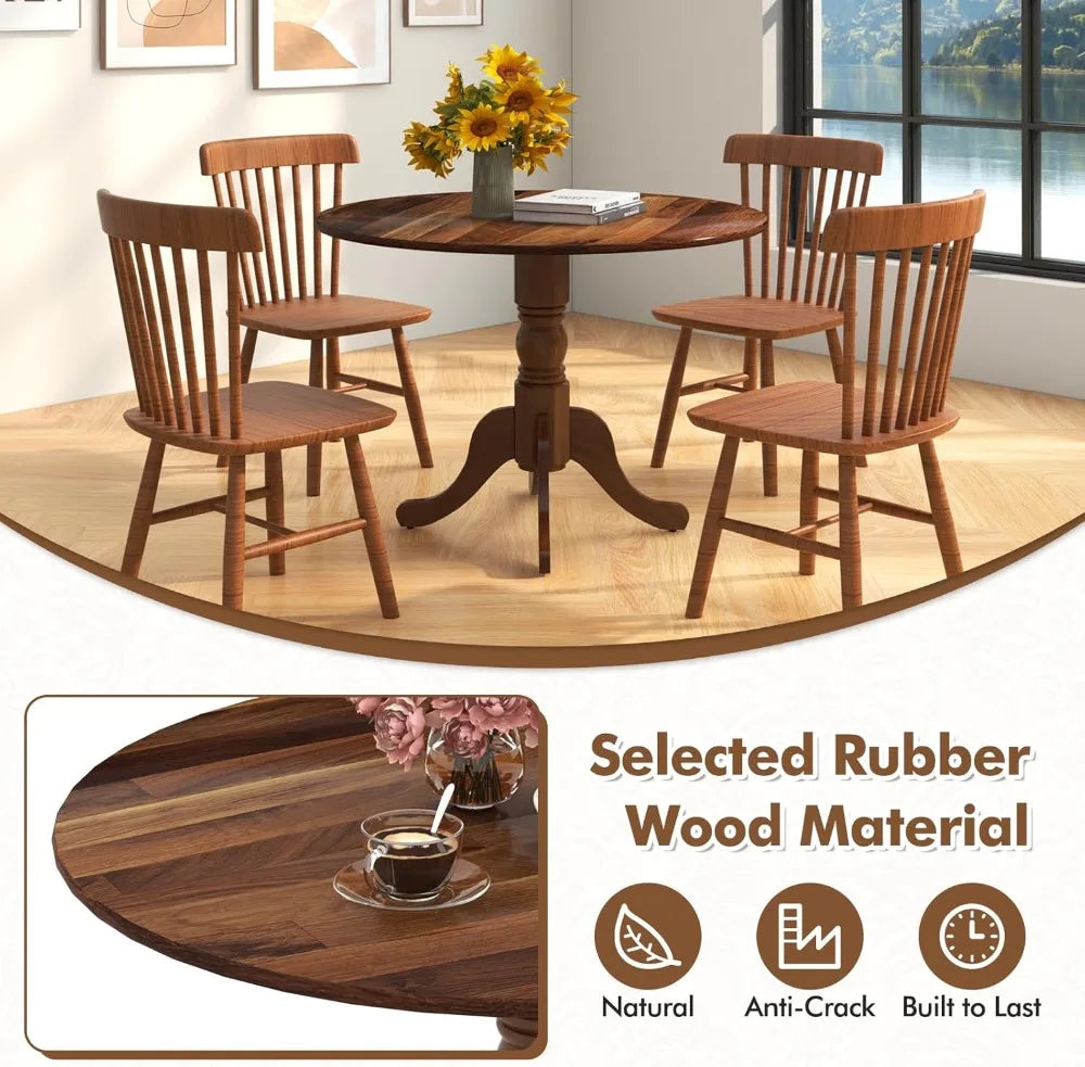 40" Round Wooden for 4 Trestle Legs