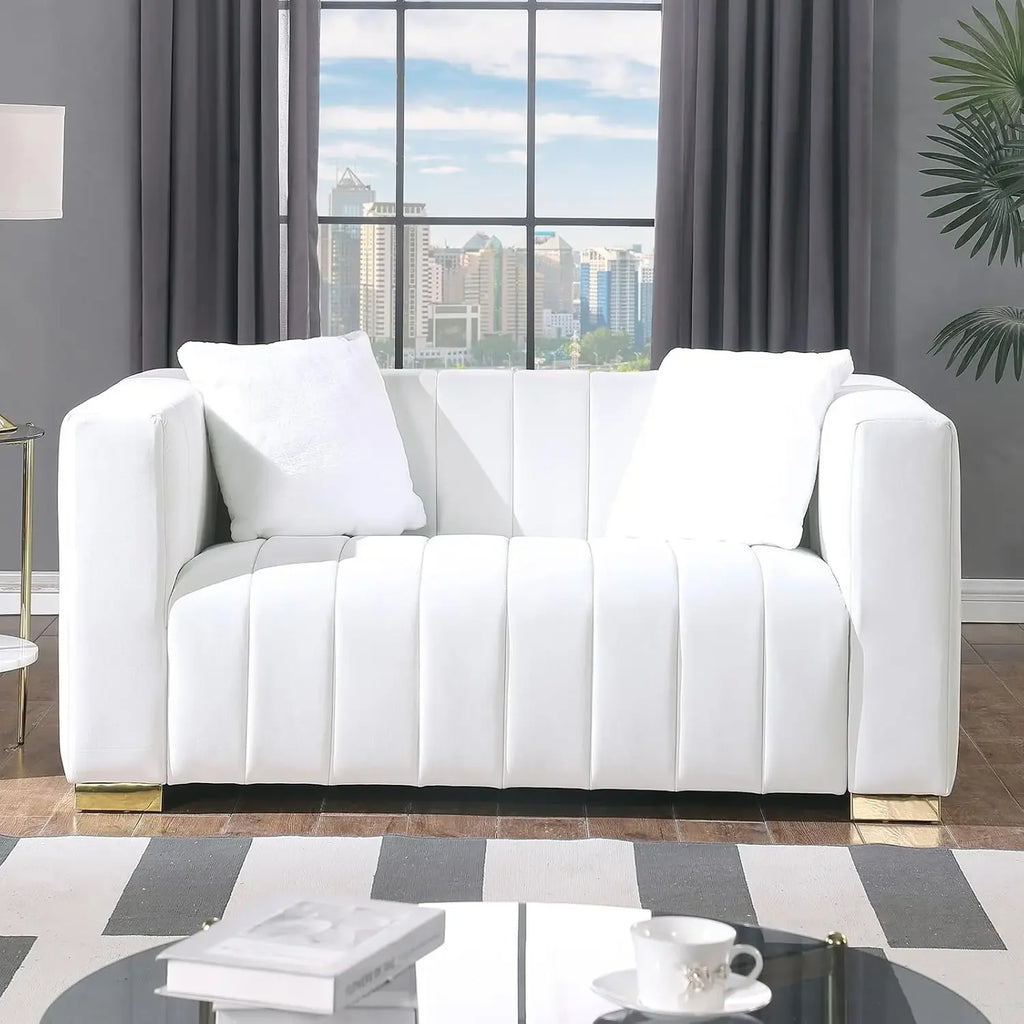 Tufted Velvet 2-Piece Sofa Set