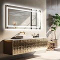 LED Bathroom Mirror Large Illuminated Dimmable