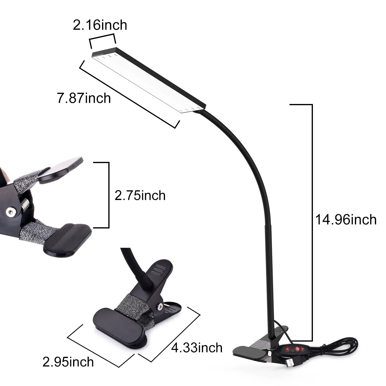 5W LED Clip-on Lamp