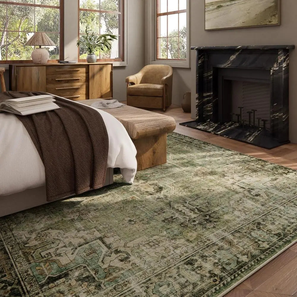 9x12 Washable Non-Slip Soft