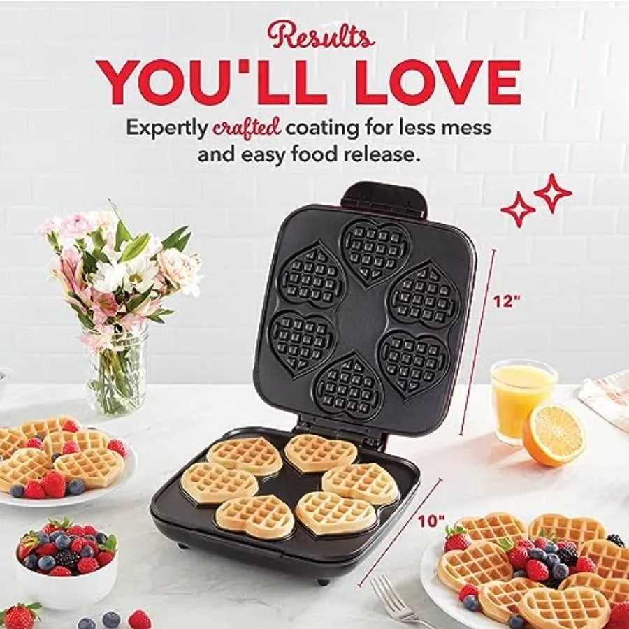 Multi Mini Heart Waffle Maker