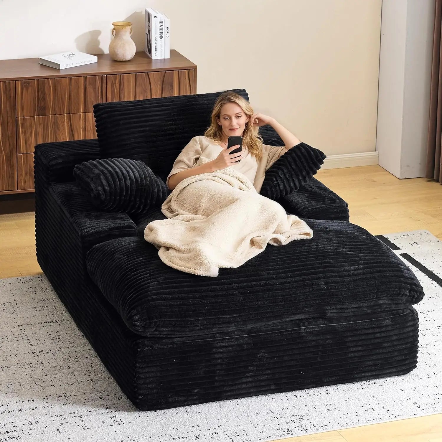 67 Inch Chaise Lounge Chair