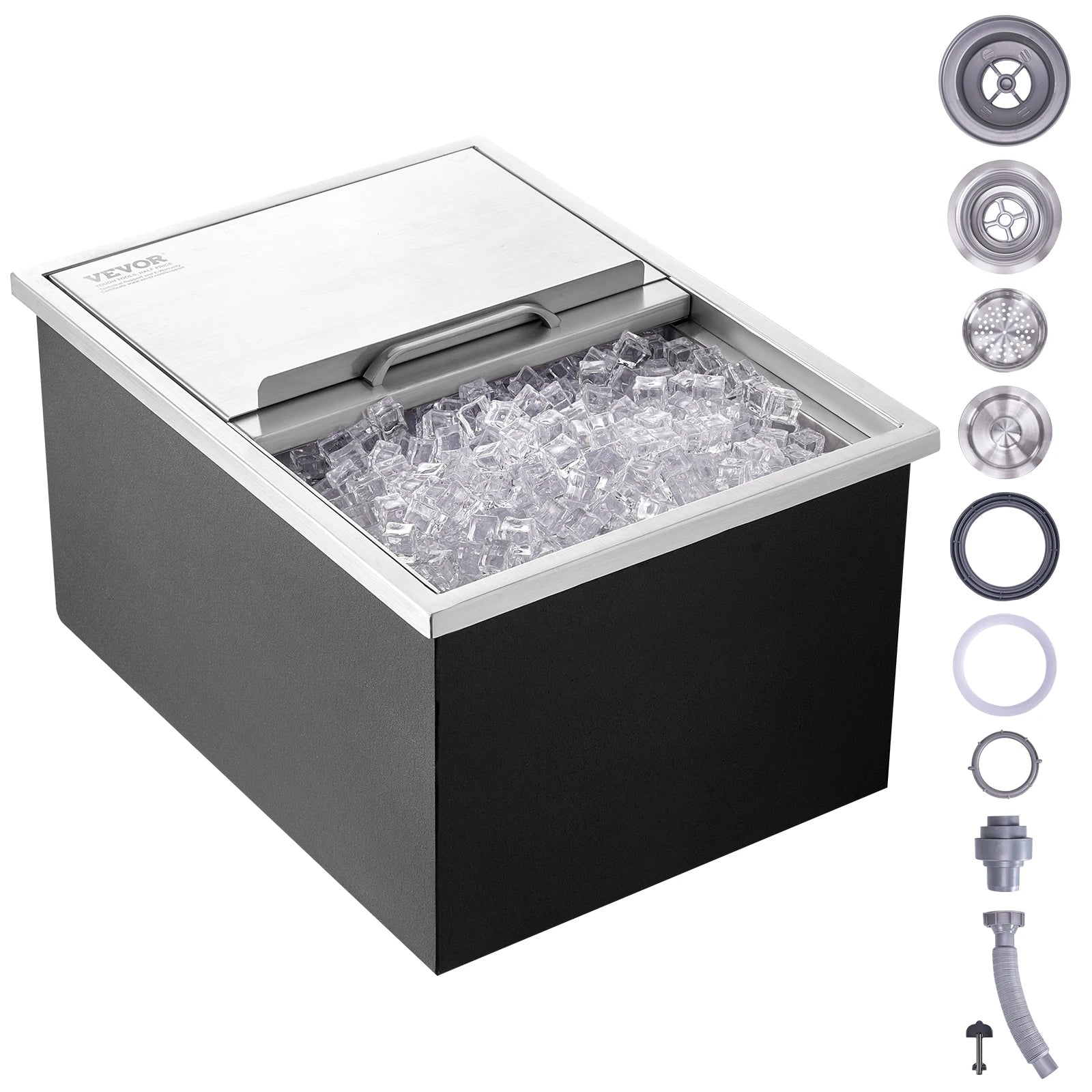 Drop in Ice Chest Stainless Commercial