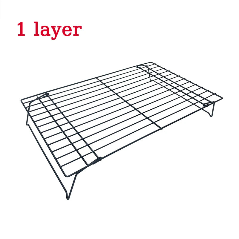 Stainless 3 Layer Foldable Wire Grid Baking