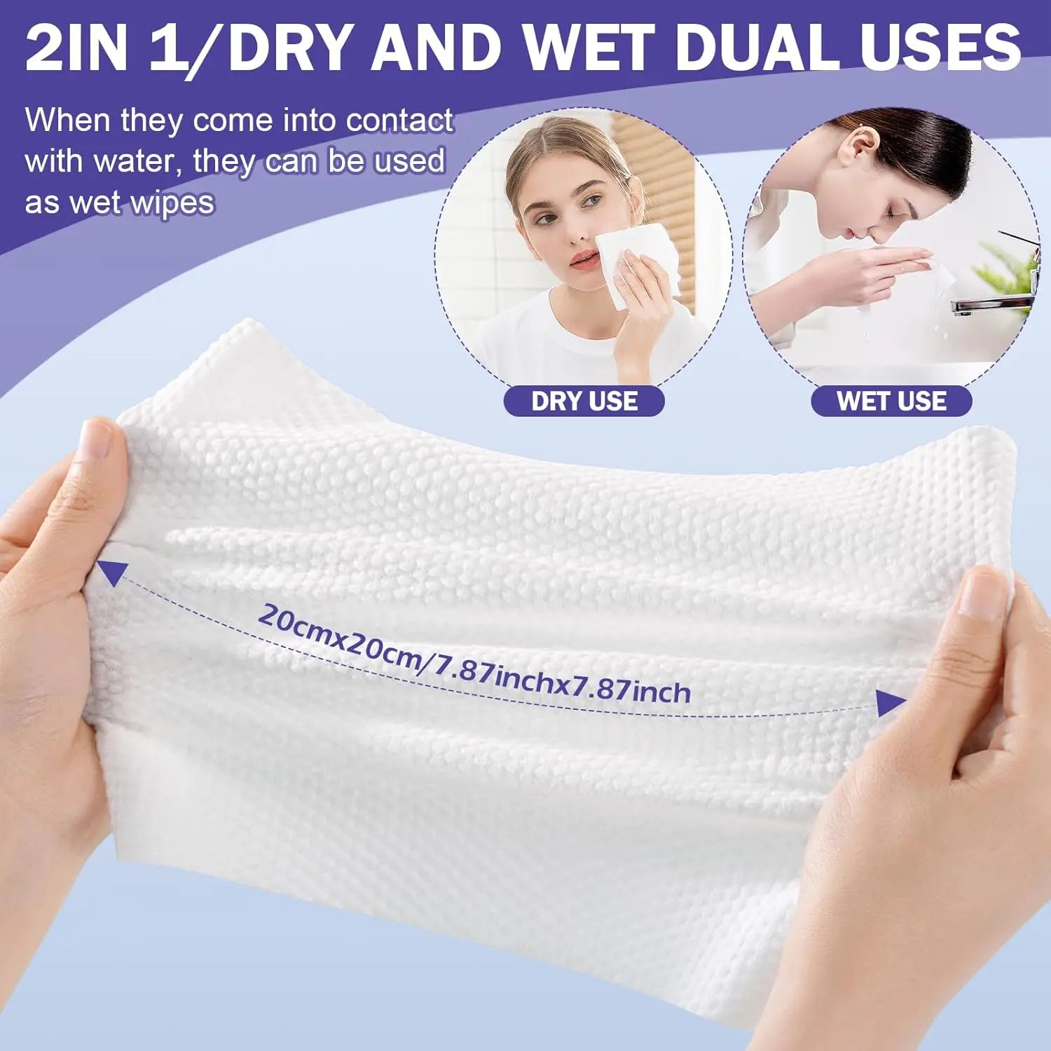 100-Count Disposable Face Towels