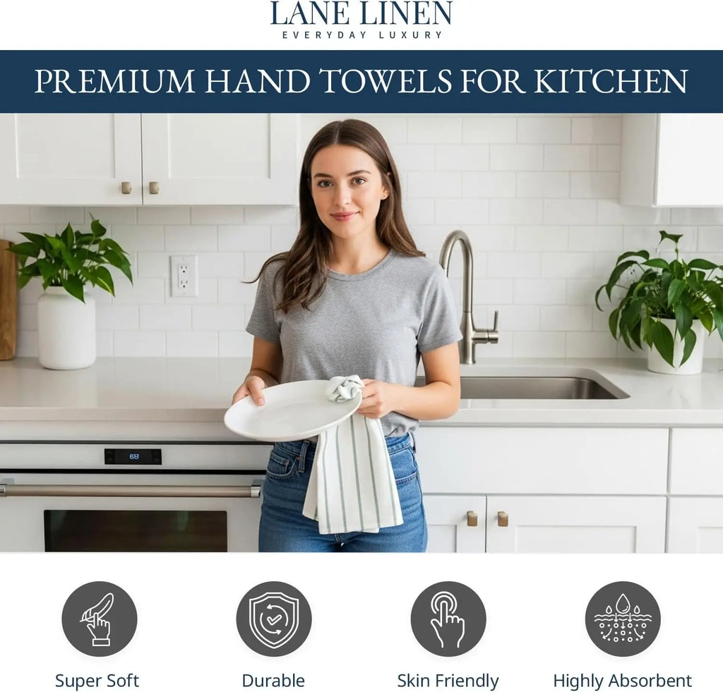 Cotton Kitchen Towels Set of 6